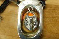 BDSM Clitoral Restraint with Padlock Charm.