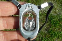 BDSM Clitoral Restraint with Padlock Charm.