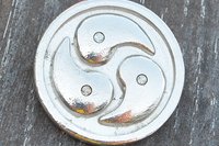 BDSM Brooch, 3 cm across