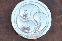 BDSM Brooch, 3 cm across