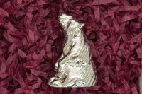 Sitting Bear Figurine – Celebrating LGBTQ+ Bear Culture. Hand Cast Pewter.
