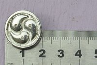 BDSM Lapel Pin. Hand Cast Pewter. 