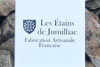 Pince à Cravate Triquetra, Faite Main en Etain par William Sturt des Etains de Jumilhac