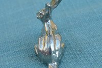Hare Figurine - Passion & Play. Hand Cast Pewter.