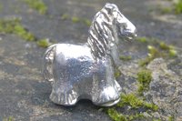 Pony Figurine – Unique Handmade Art with a Sensual Twist. Hand Cast Pewter.
