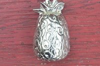 Swinger’s Pineapple Figurine – Handmade Art with a Sensual Twist. Hand Cast Pewter.