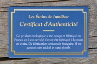 Kitten (Chaton), Jeton Érotique BDSM, Accessoires BDSM, Jeton de Soumise, Fait à la Main en Etain, par William Sturt des Etains de Jumilhac