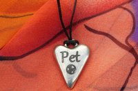 BDSM ‘Pet’ Pendant, Erotic Sub Gift. Adjustable Waxed Cord. Hand Cast Pewter.