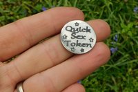 Jeton Érotique, Coupon Quick Sex, Jeton BDSM, Accessoires BDSM, Jeton de Soumise, Fait à la Main en Etain, Les Etains de Jumilhac