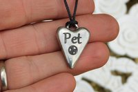 BDSM Good Girl Pendant, Erotic Sub Gift. Adjustable Waxed Cord. Hand Cast Pewter.