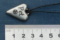 BDSM ‘Pet’ Pendant, Erotic Sub Gift. Adjustable Waxed Cord. Hand Cast Pewter.