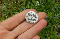 Coupon Blow Job Token, Jeton Érotique BDSM, Accessoires BDSM, Jeton de Soumise, Fait à la Main en Etain, Les Etains de Jumilhac