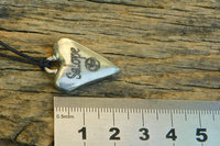 BDSM Salope (Whore) Pendant, Erotic Sub Gift. Adjustable Waxed Cord. Hand Cast Pewter.