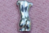 Female Torso Brooch - Rear View