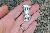Female Torso Brooch - Rear View