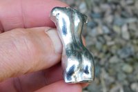 Female Torso Brooch - Rear View