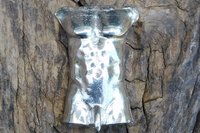 Male Torso Brooch - Front View