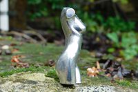 Female Torso. Hand Cast Pewter.