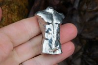 Male Torso with Erection. Hand Cast Pewter.
