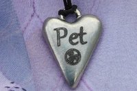 BDSM ‘Pet’ Pendant, Erotic Sub Gift. Adjustable Waxed Cord. Hand Cast Pewter.