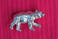 Bear Figurine – A Tribute to LGBTQ+ Bear Identity. Hand Cast Pewter.