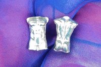 Boutons de Manchette Torse Masculin, Fabrication Artisanale Française en Etain.
