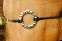 Day Collar with Tiny Hearts – Symbol of Commitment and Trust. Hand Cast Pewter.