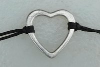 Heart-Shaped Day Collar – Symbol of Commitment and Trust. Hand Cast Pewter.