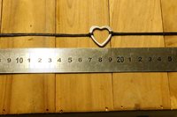 Heart-Shaped Day Collar – Symbol of Commitment and Trust. Hand Cast Pewter.