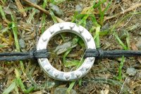 Day Collar with Tiny Hearts – Symbol of Commitment and Trust. Hand Cast Pewter.