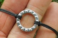 Day Collar with Tiny Hearts – Symbol of Commitment and Trust. Hand Cast Pewter.