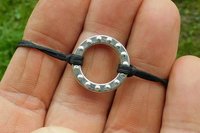 Day Collar with Tiny Studs – Symbol of Commitment and Trust. Hand Cast Pewter.