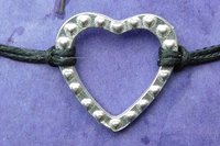 Hearts Galore Day Collar – Symbol of Commitment and Trust. Hand Cast Pewter.