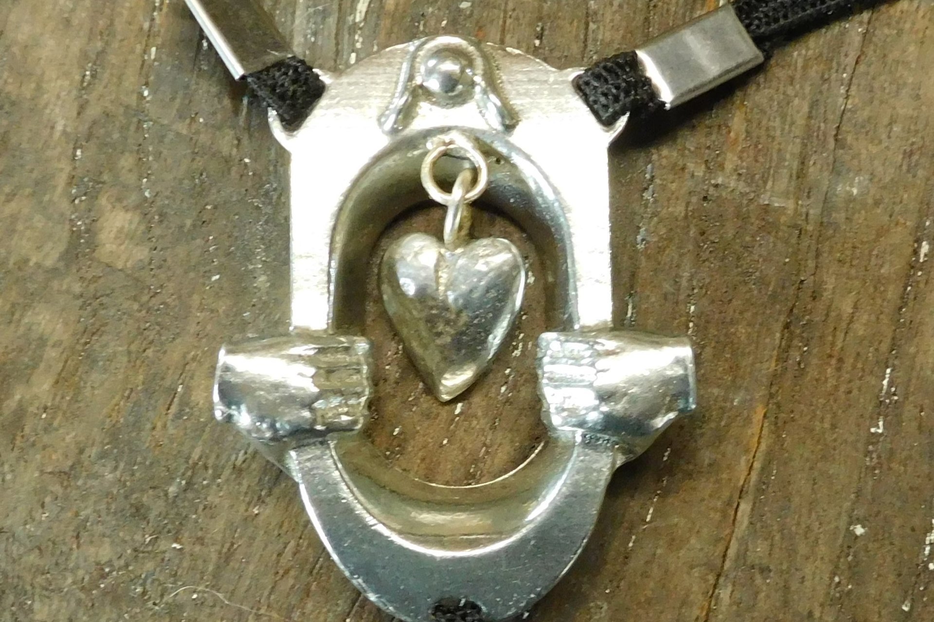 BDSM Clitoral Restraint with Heart and Hands.