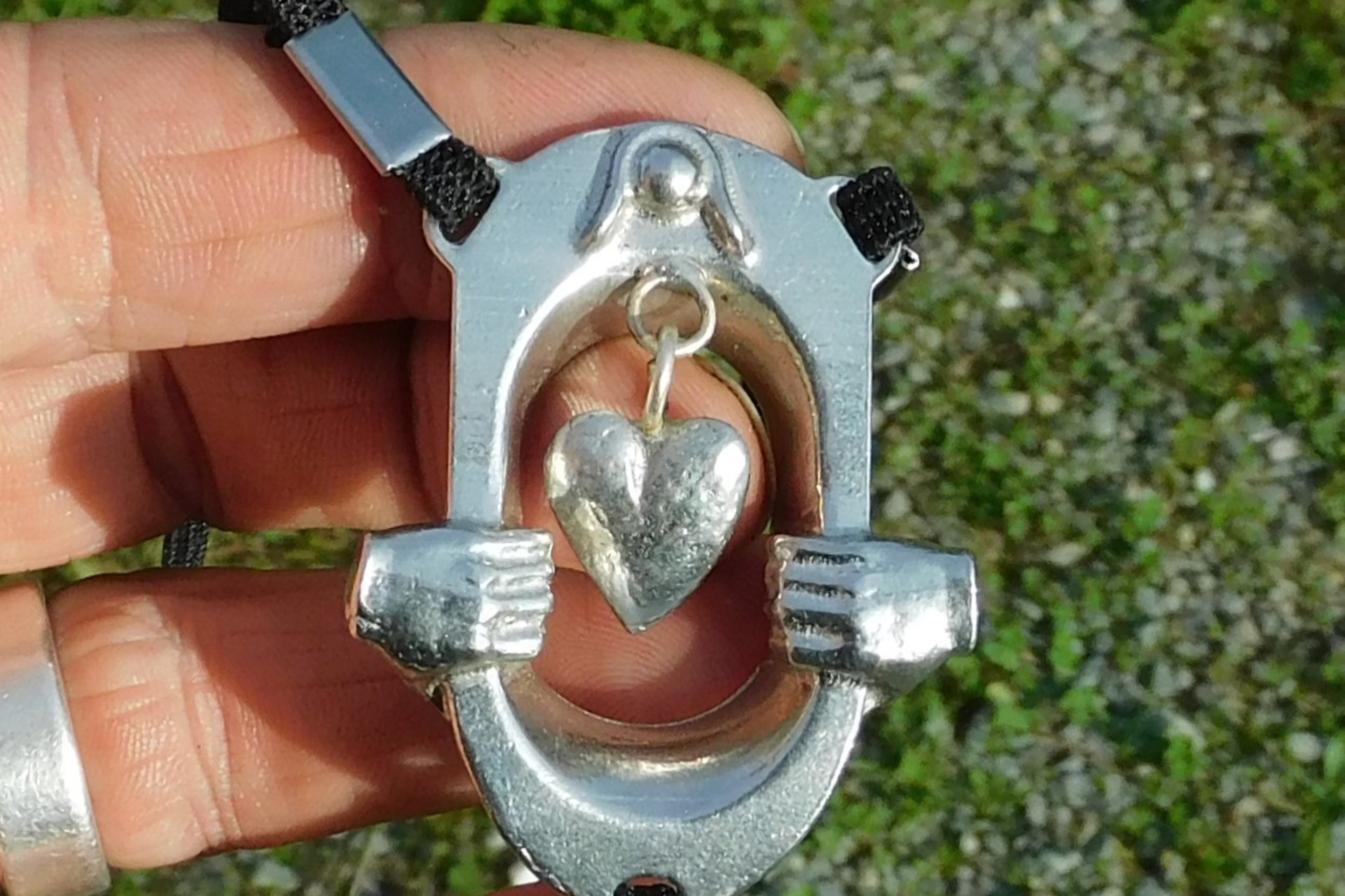BDSM Clitoral Restraint with Heart and Hands.