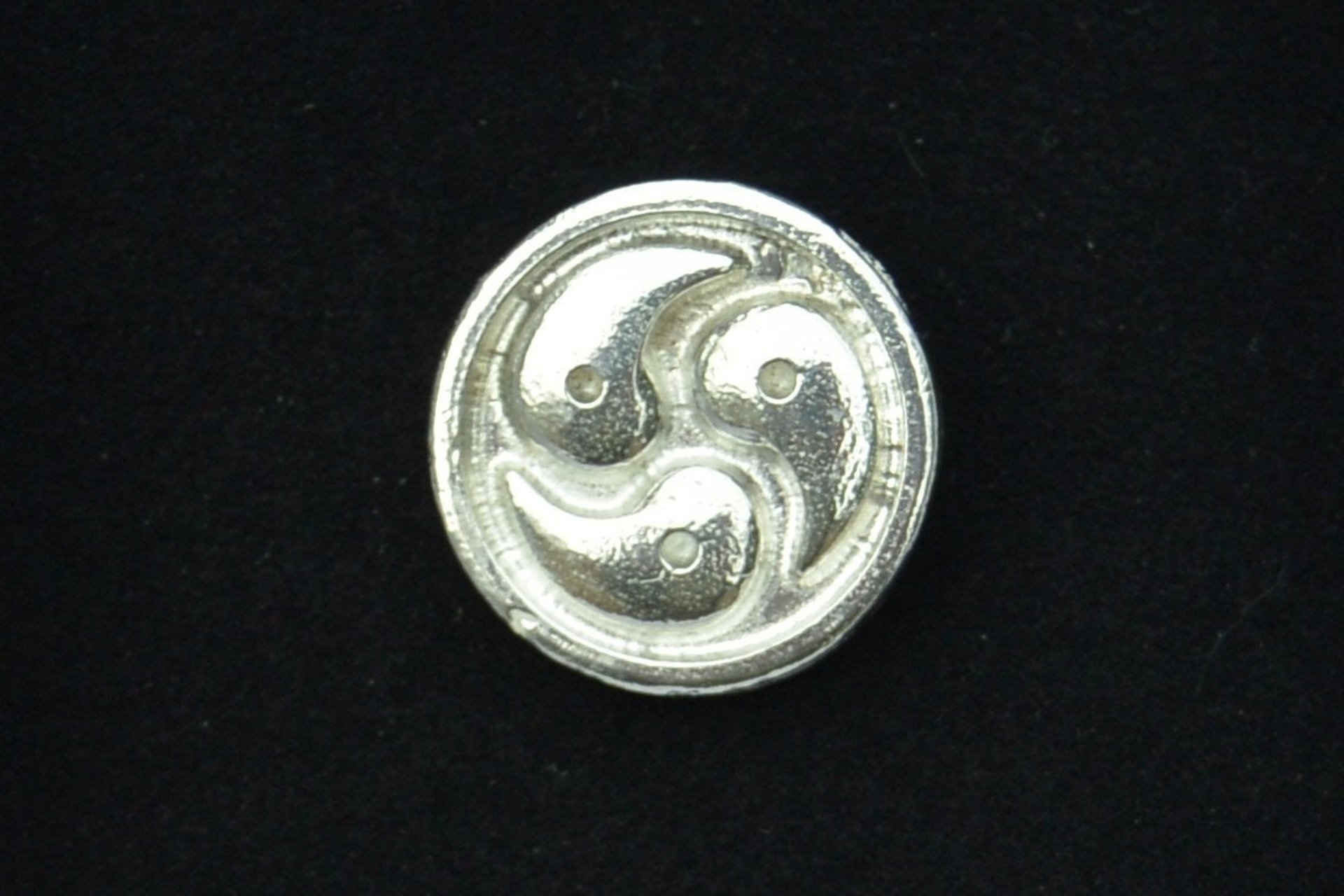 BDSM Lapel Pin. Hand Cast Pewter. 