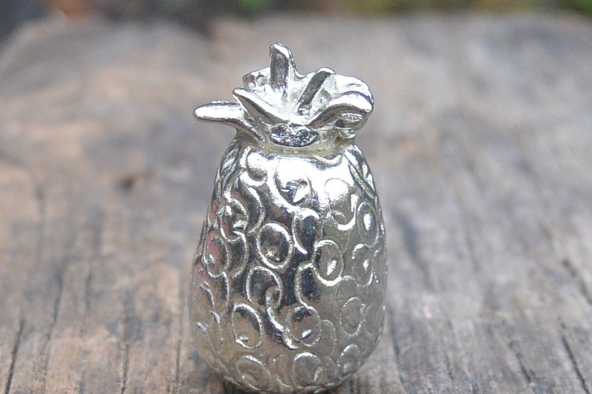 Swinger’s Pineapple Figurine – Handmade Art with a Sensual Twist. Hand Cast Pewter.