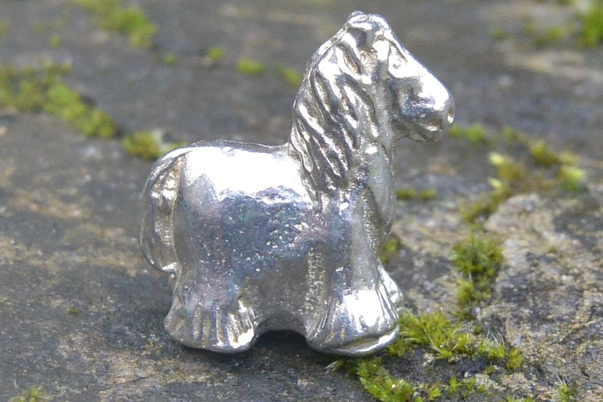 Pony Figurine – Unique Handmade Art with a Sensual Twist. Hand Cast Pewter.