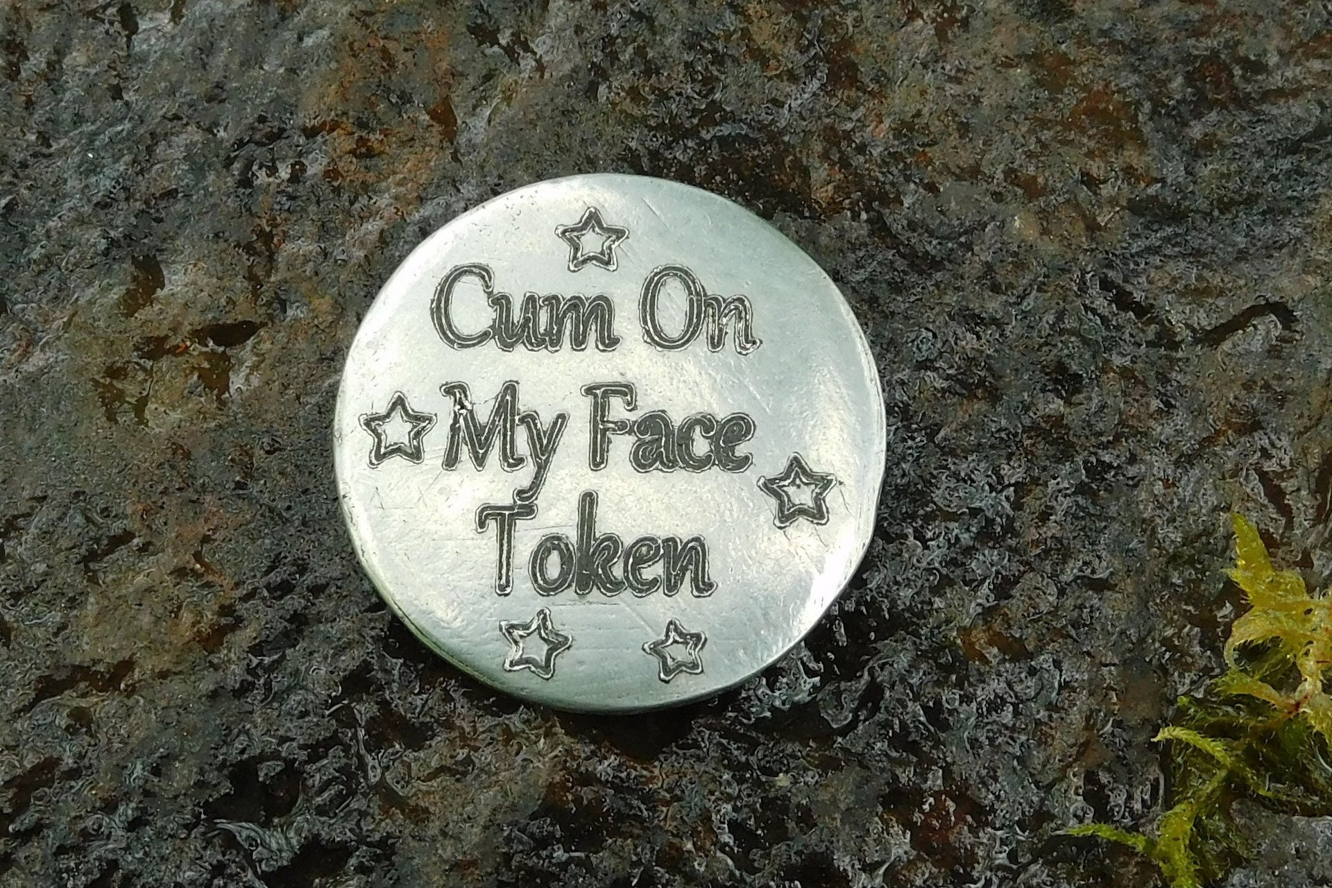 BDSM Bite Me Pendant, Erotic Sub Gift. Adjustable Waxed Cord. Hand Cast Pewter.