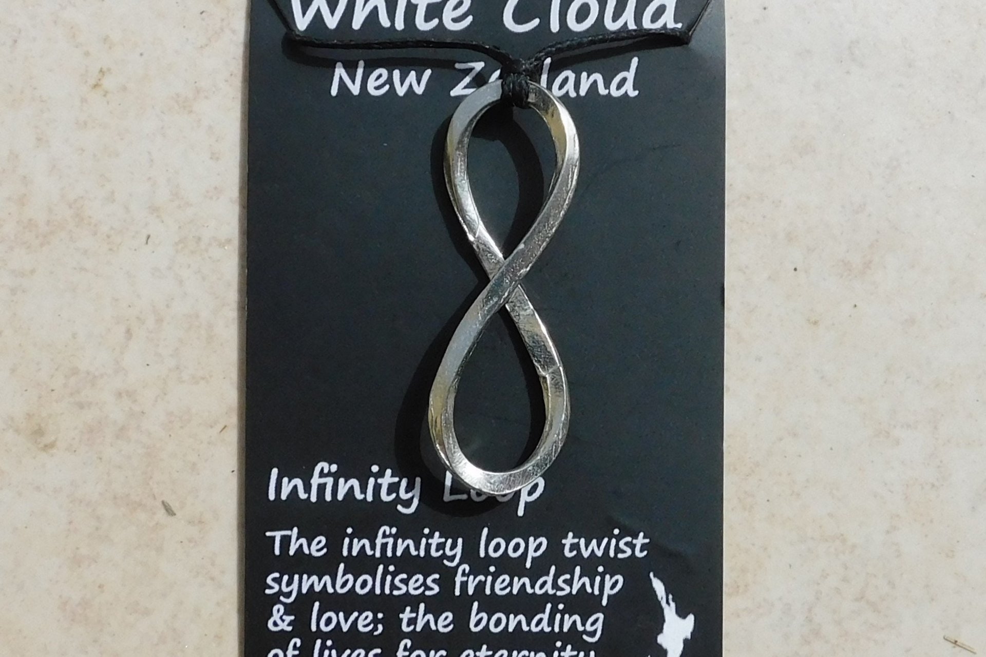 Infinity Loop Pendant – Symbol of Eternal Connection. Hand Cast Pewter.