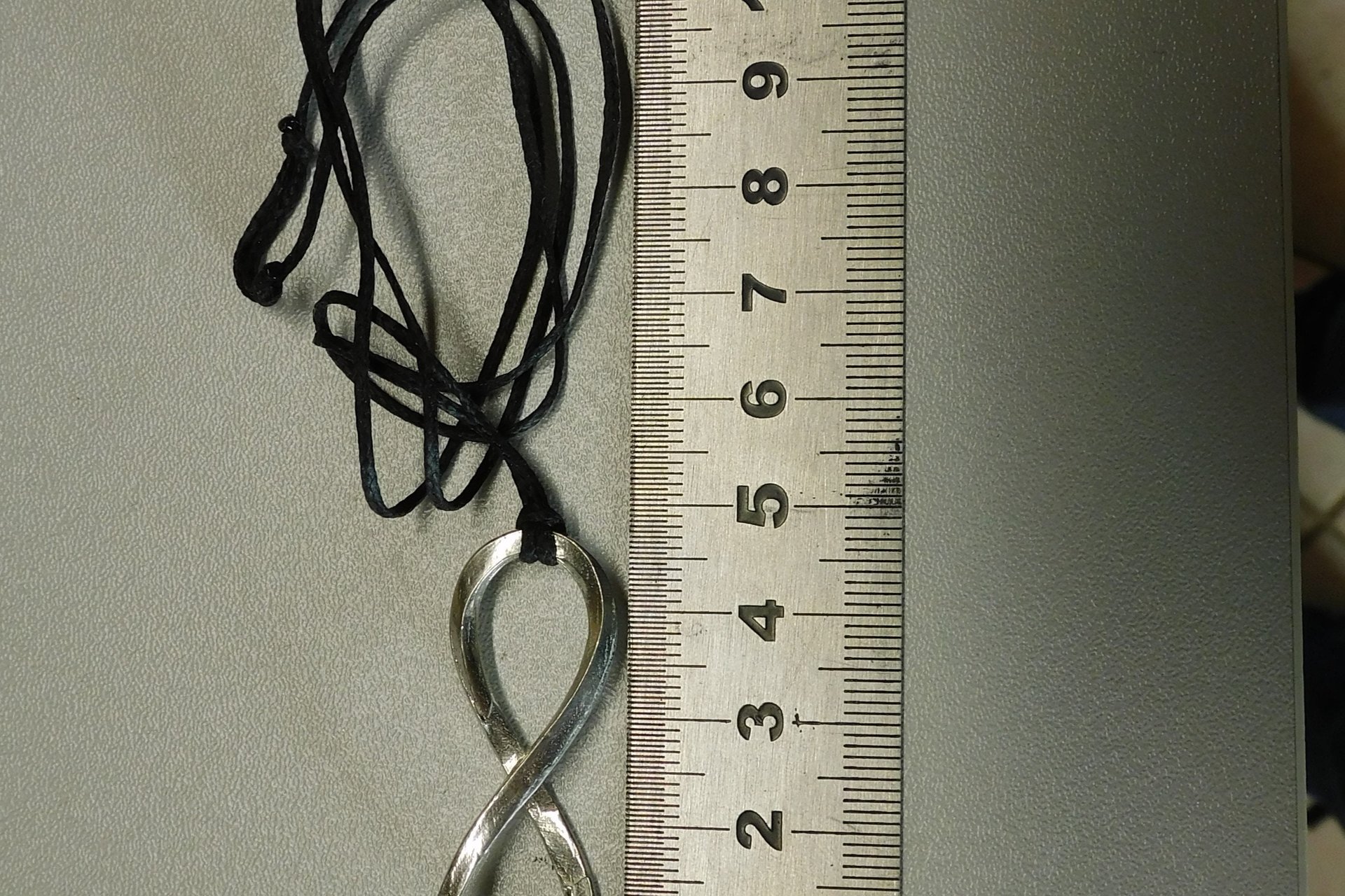 Infinity Loop Pendant – Symbol of Eternal Connection. Hand Cast Pewter.