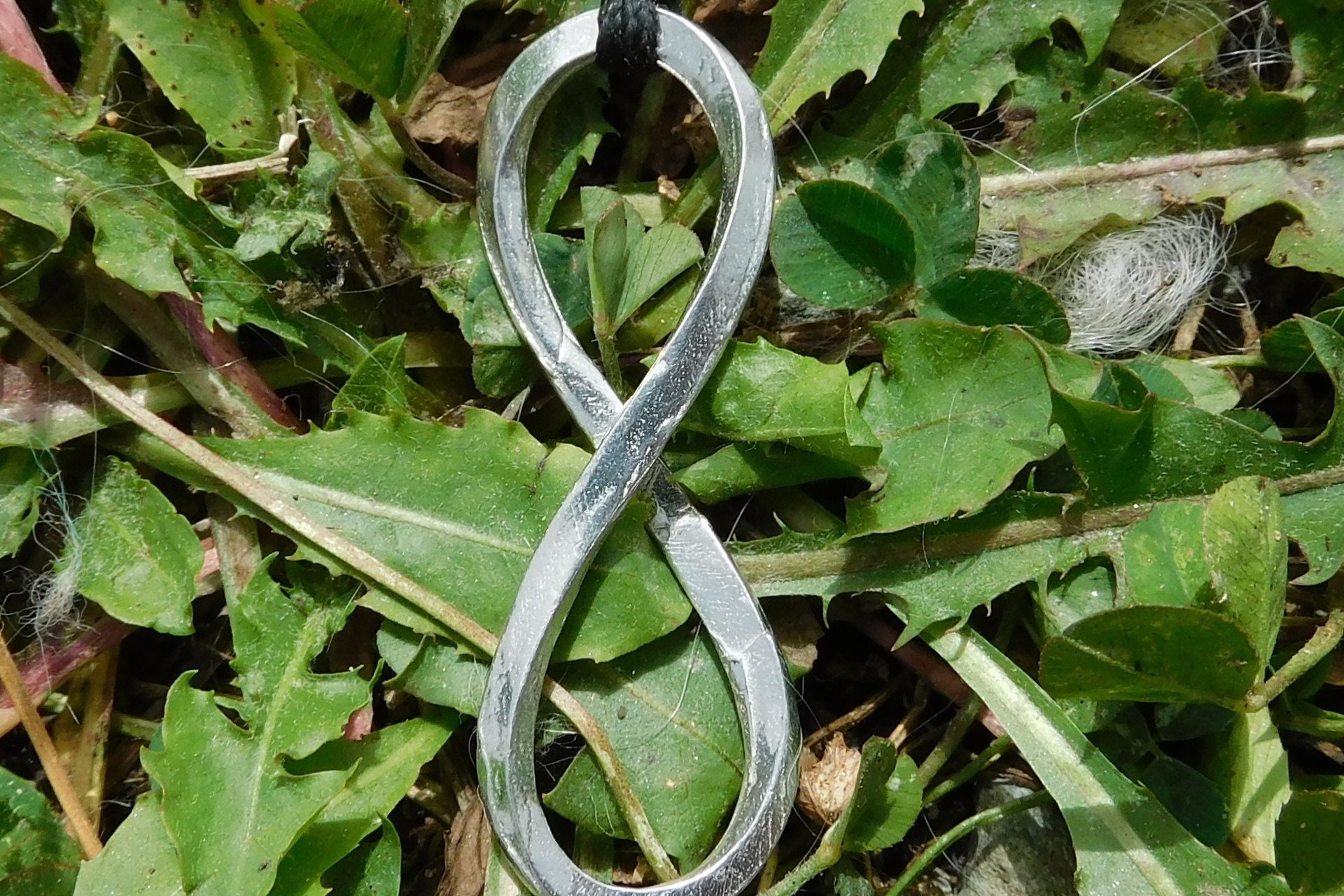 Infinity Loop Pendant – Symbol of Eternal Connection. Hand Cast Pewter.