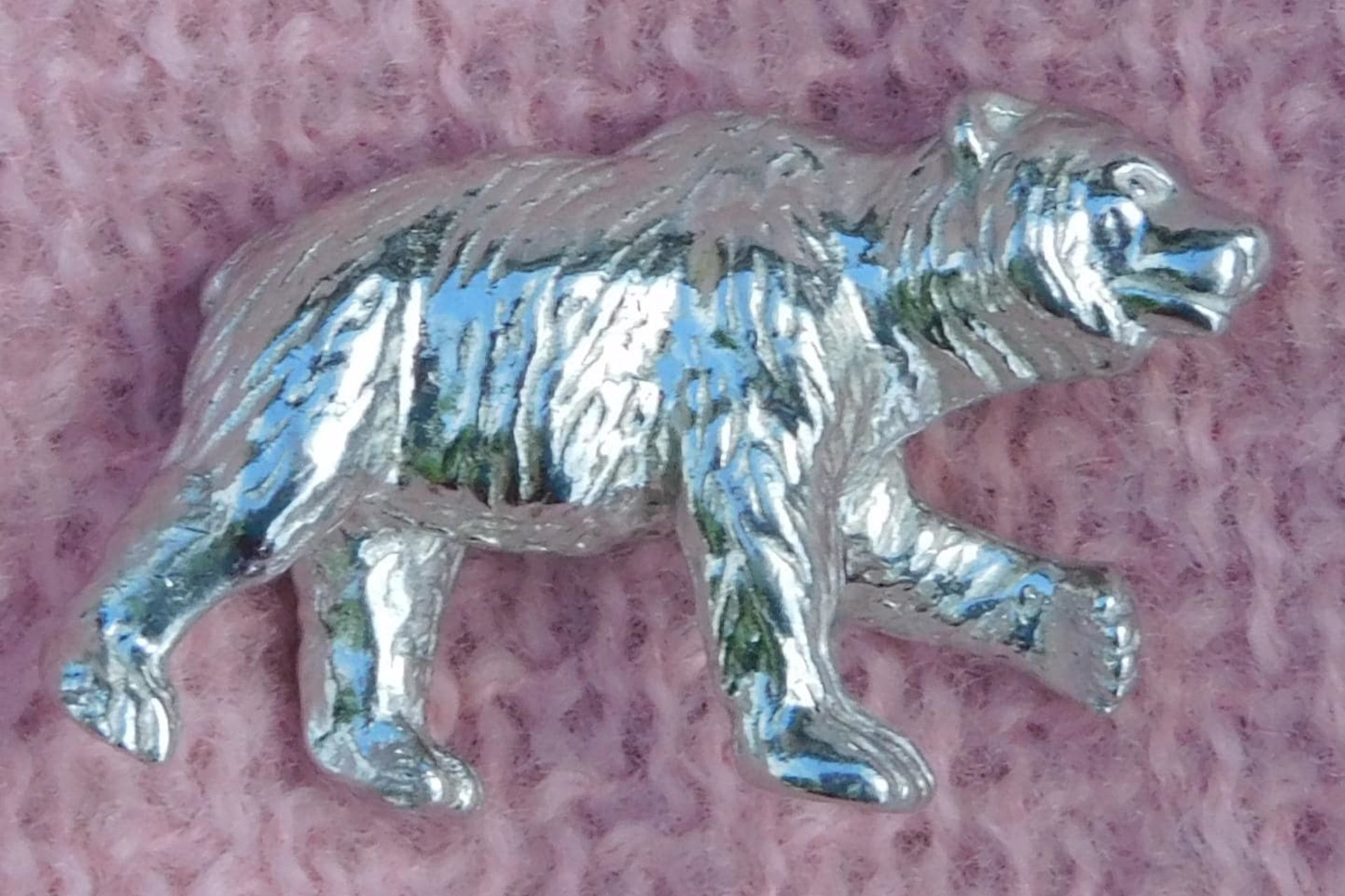 Bear Figurine – A Tribute to LGBTQ+ Bear Identity. Hand Cast Pewter.