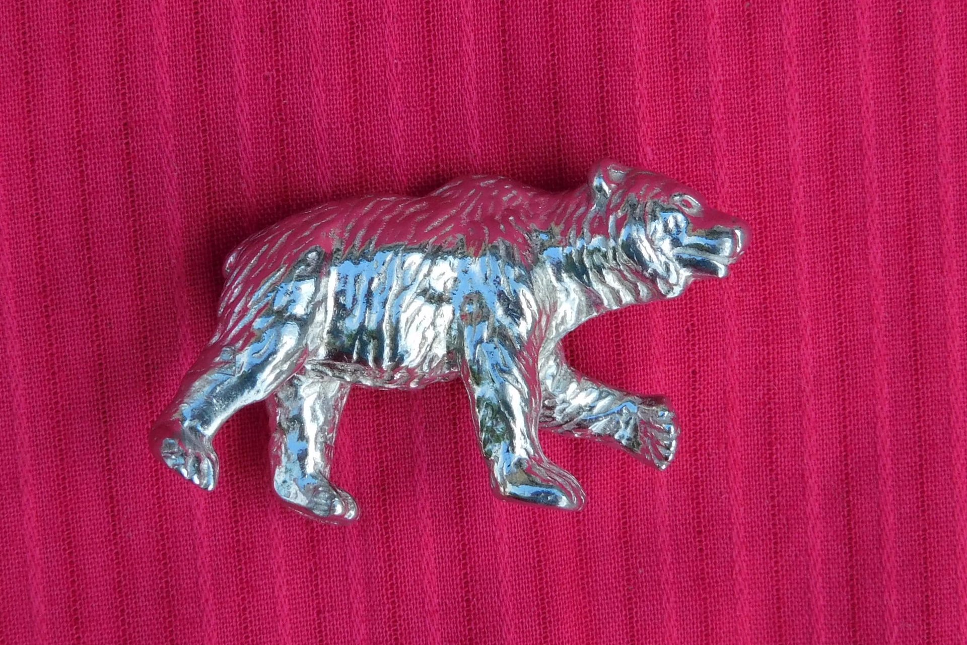 Bear Figurine – A Tribute to LGBTQ+ Bear Identity. Hand Cast Pewter.