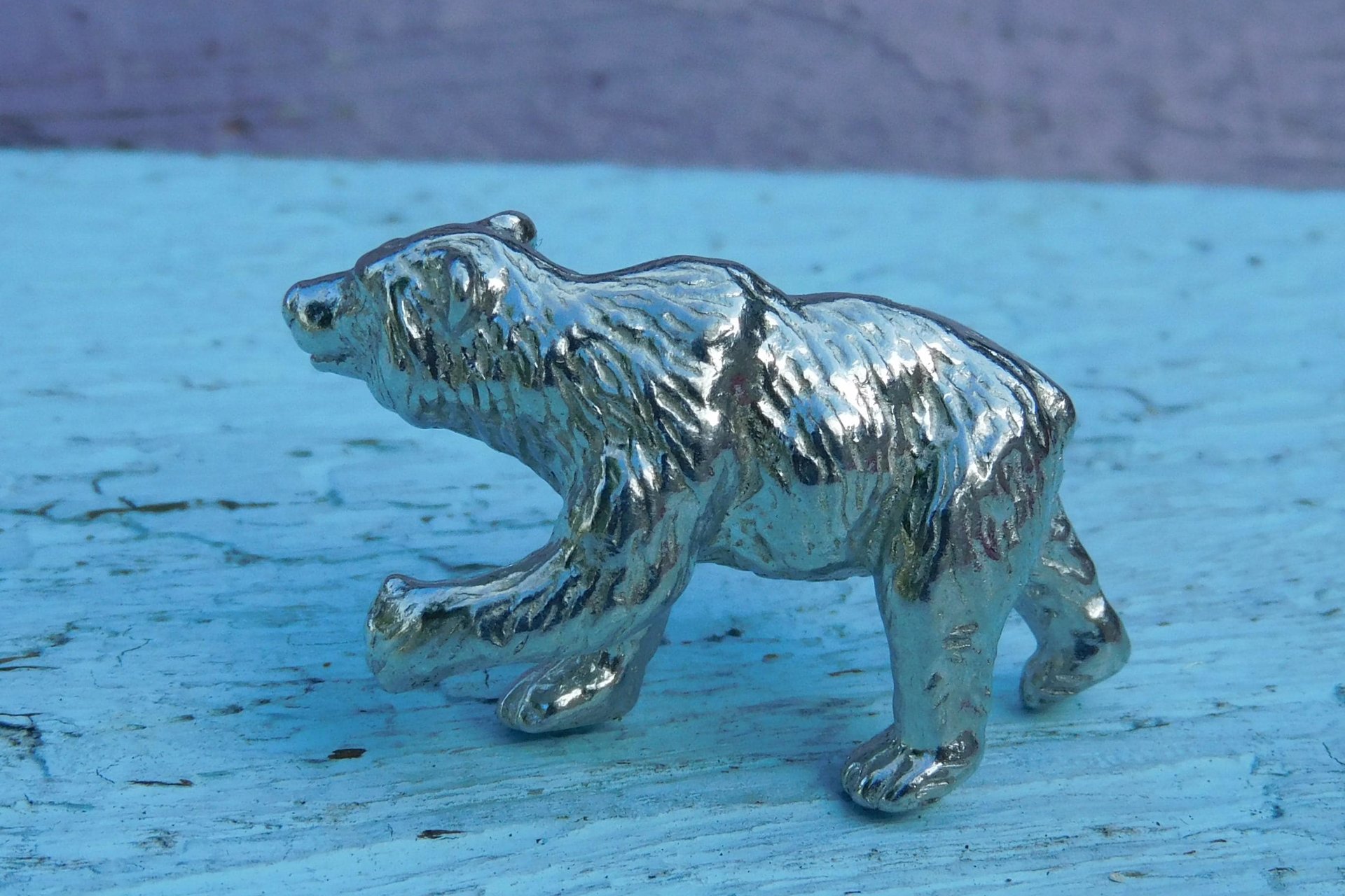 Bear Figurine – A Tribute to LGBTQ+ Bear Identity. Hand Cast Pewter.