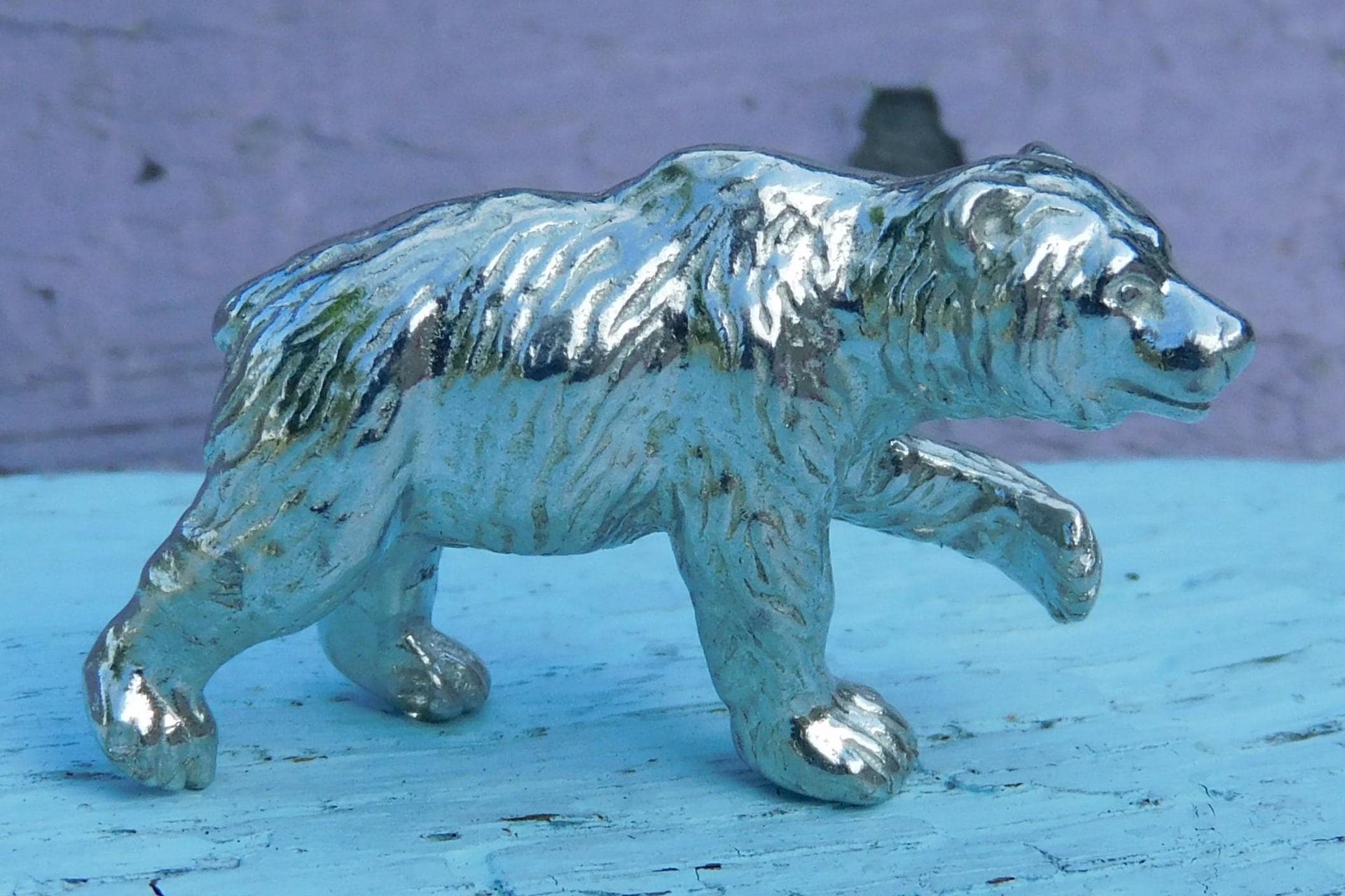 Bear Figurine – A Tribute to LGBTQ+ Bear Identity. Hand Cast Pewter.