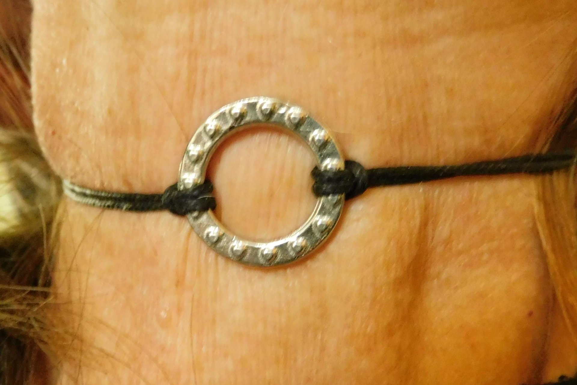 Day Collar with Tiny Hearts – Symbol of Commitment and Trust. Hand Cast Pewter.