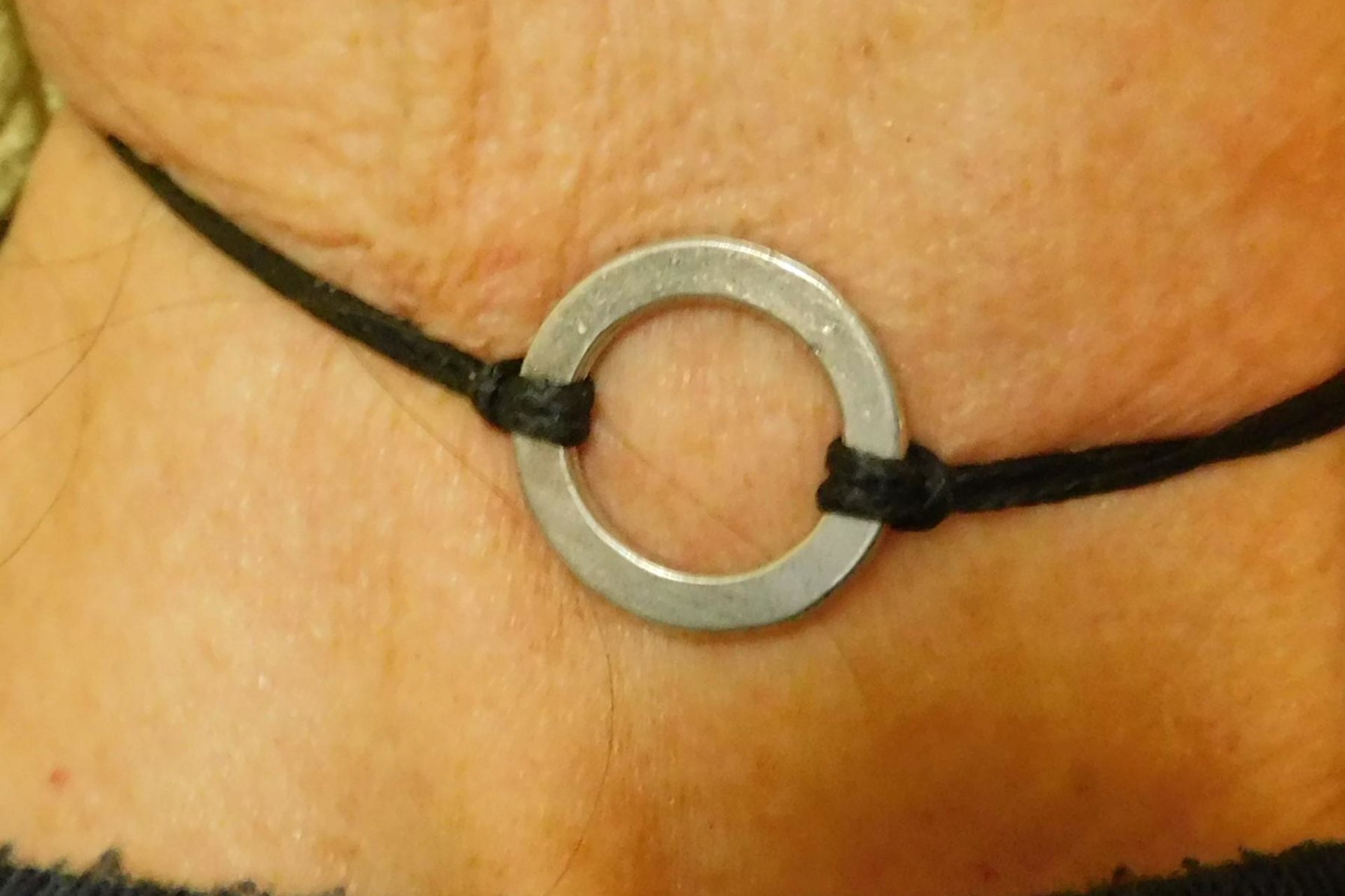 Simple Day Collar – Symbol of Commitment and Trust. Hand Cast Pewter.