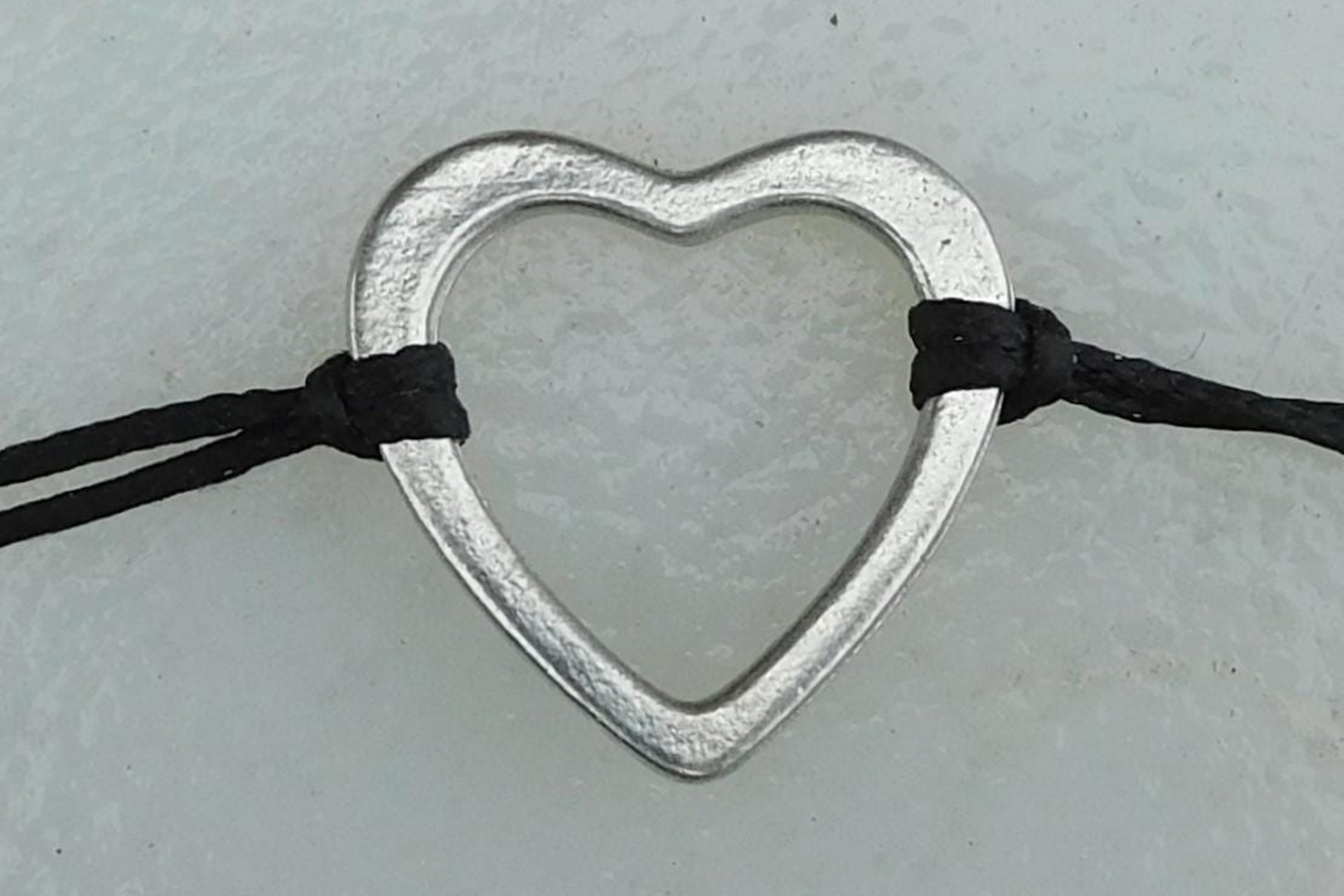 Heart-Shaped Day Collar – Symbol of Commitment and Trust. Hand Cast Pewter.