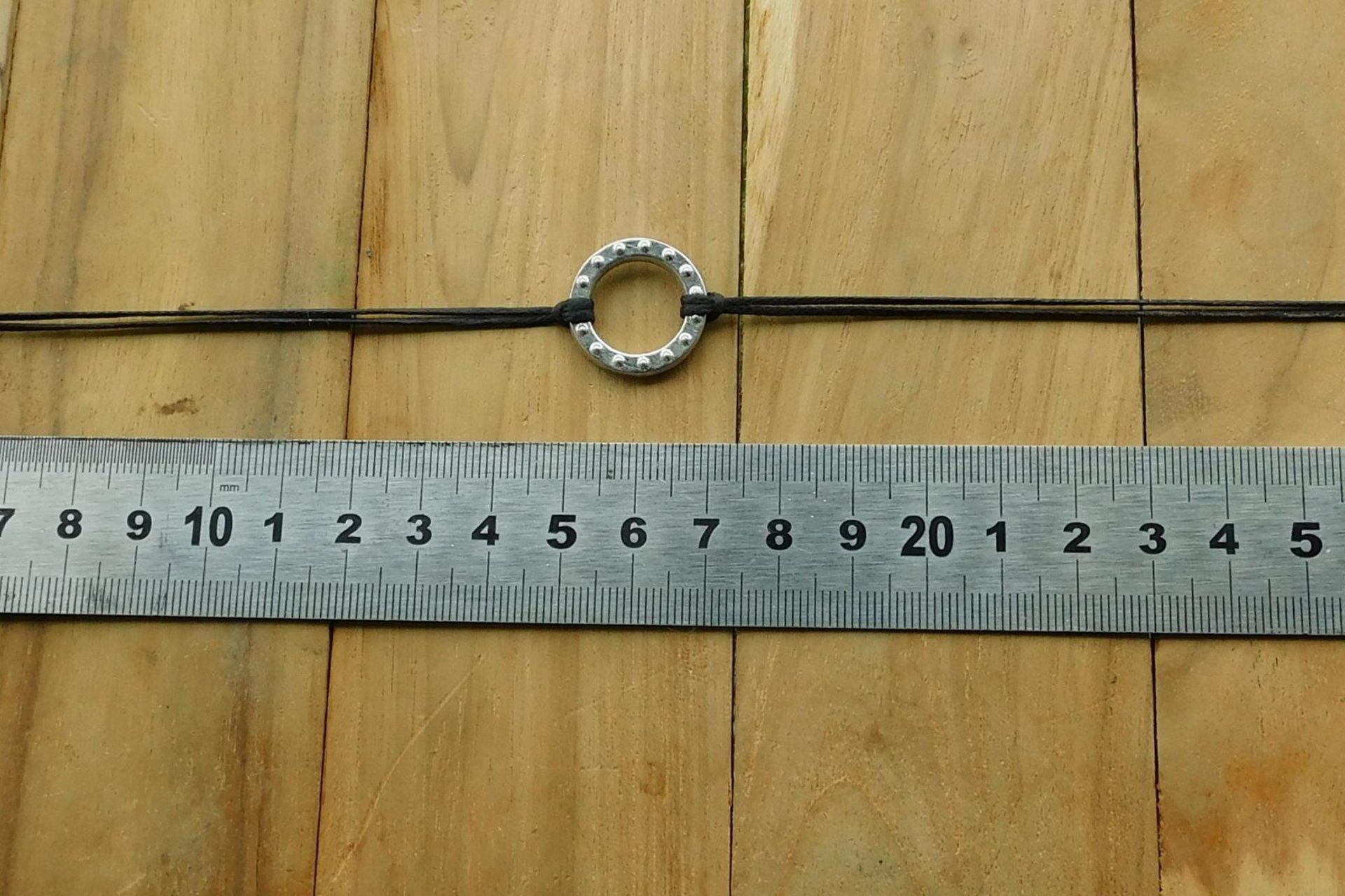 Day Collar with Tiny Studs – Symbol of Commitment and Trust. Hand Cast Pewter.